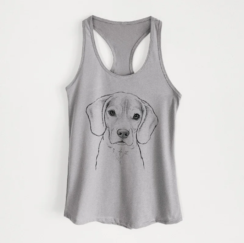 Thea the Beagle - Women's Racerback Tanktop glitter tank top