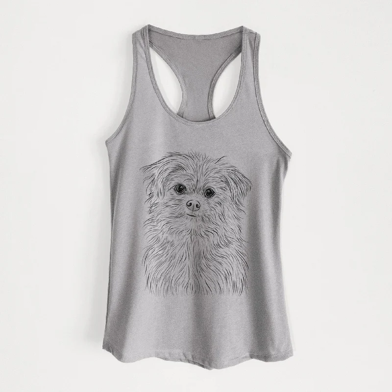 Trixie the Terrier Mix - Women's Racerback Tanktop lightweight tank top