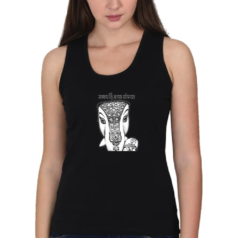 Tank Top for Ladies (GPMH_HF_BW) spandex blend tank