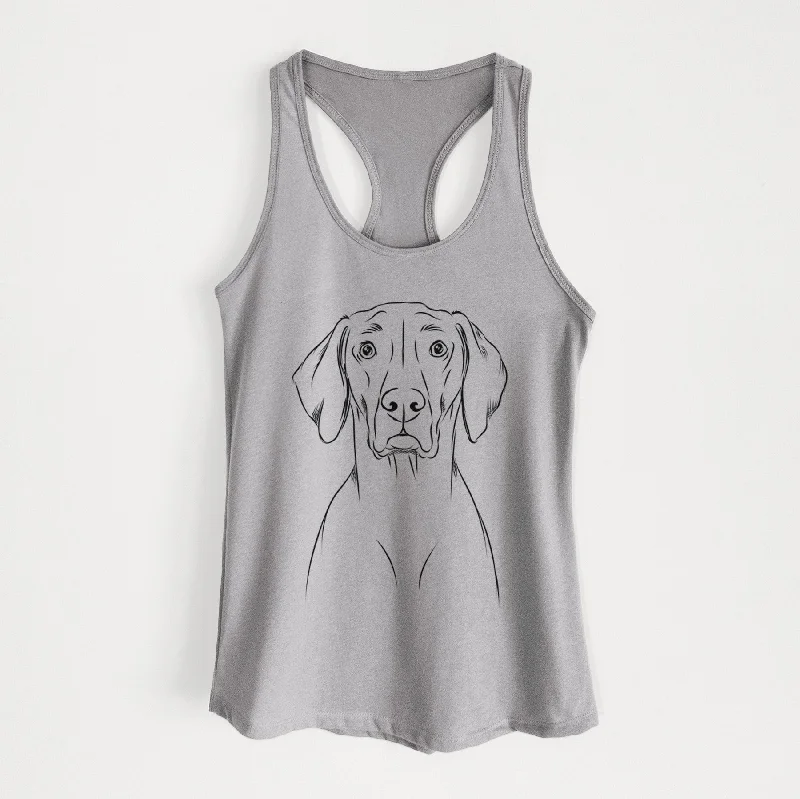 Walter the Weimaraner - Women's Racerback Tanktop vibrant tank top