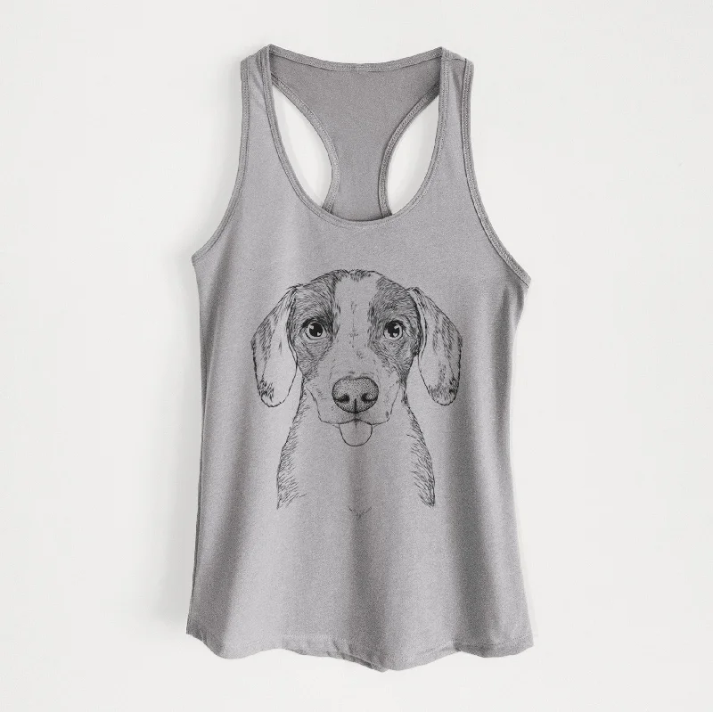 SophiePea the Mixed Breed - Women's Racerback Tanktop black tank top