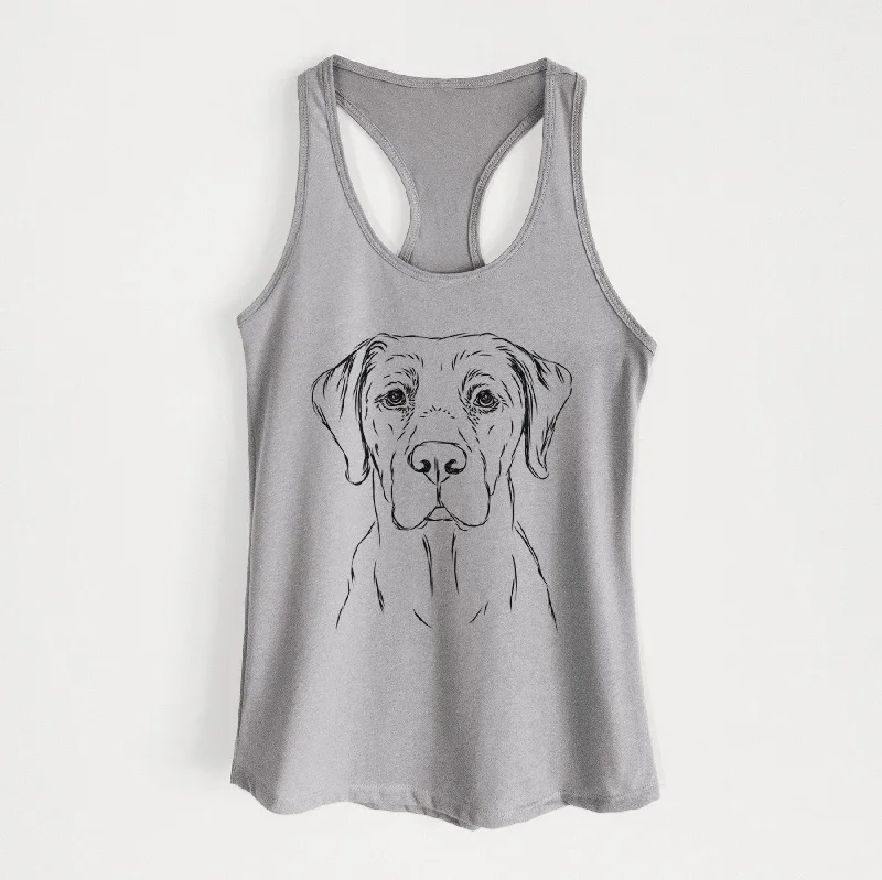 Rowdy the Labrador Retriever - Women's Racerback Tanktop layering tank top