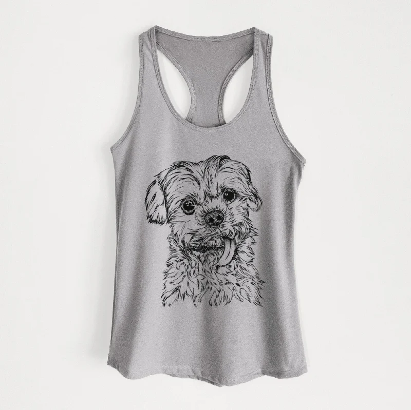 Tiny Titan the Shih Tzu - Women's Racerback Tanktop strapless tank top