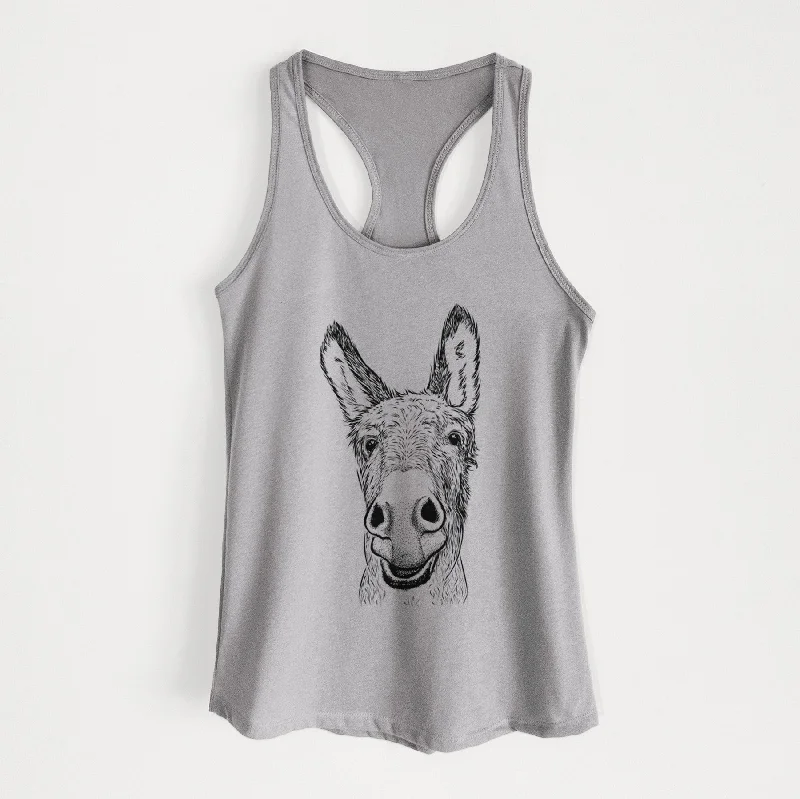 Samule the Donkey - Women's Racerback Tanktop strapless tank top