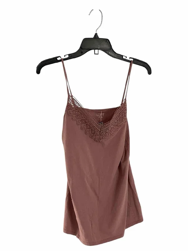 Loft Size M Pink Tank Top silver tank top