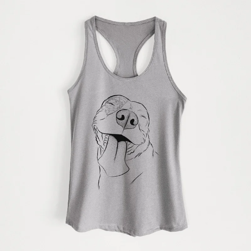 Xena the American Staffordshire Terrier - Women's Racerback Tanktop activewear tank top