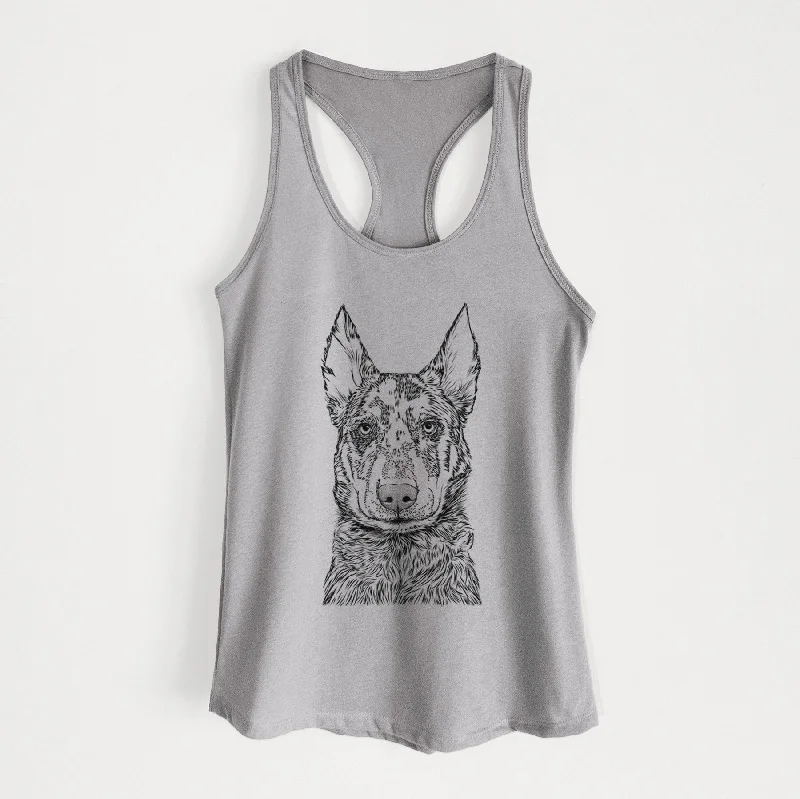 Riggs the Beauceron - Women's Racerback Tanktop fashionable tank top