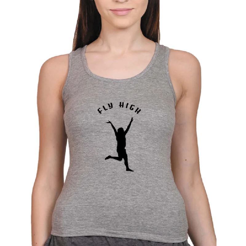 Tank Top for Ladies (FLY HIGH) graphic tank top