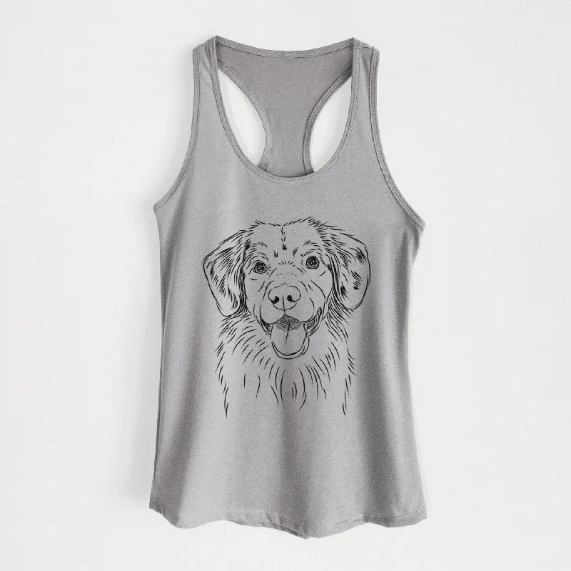 Weston the Nova Scotia Duck Tolling Retriever - Women's Racerback Tanktop fashionable tank top